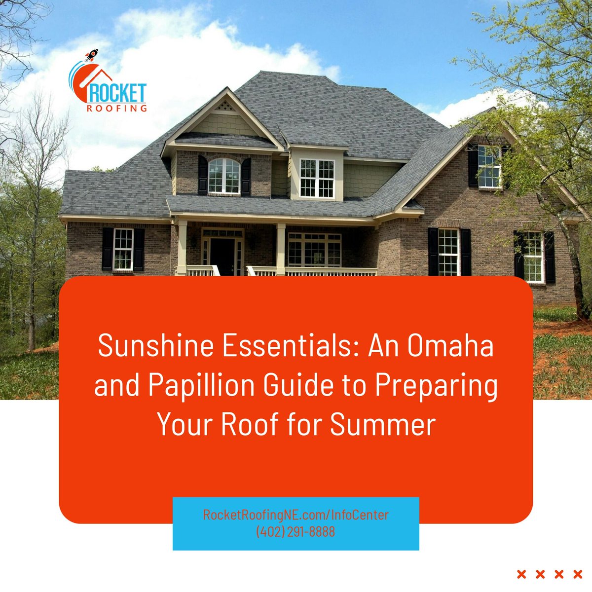 🌞  Get your roof summer-ready with our Sunshine Essentials guide! From Omaha to Papillion, we've got you covered with expert tips to ensure your roof shines under the summer sun. Read it at rocketroofingne.com/post/sunshine-… ☀️ #RoofingTips #SummerPrep #OmahaLiving