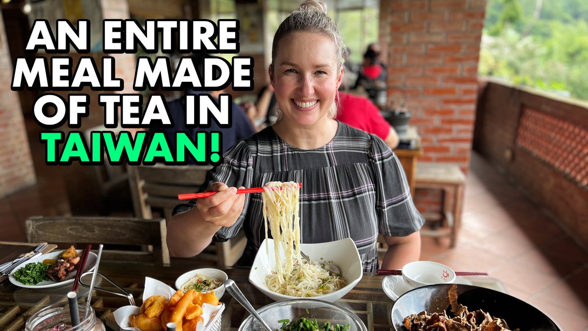 Think tea is only for drinking? Wrong! We're eating an entire meal made of tea in Taiwan! 

Watch the video here: bit.ly/teahousetaiwan

#teahouse #tea #teatime #travelfood #foodie #foodiemoments #taipei #taiwan #maokong #茶館 #臺北 #台灣 #茶 #taiwanese #foodlover #travelguide