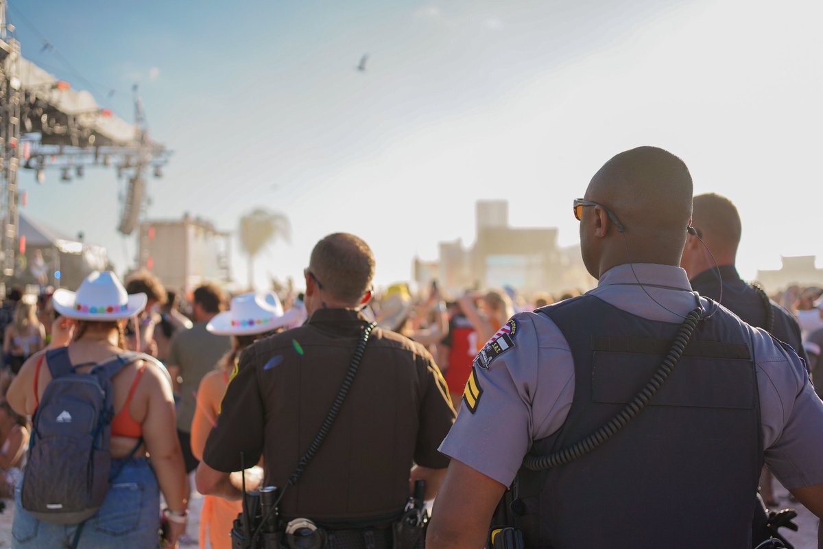 We had boots on the ground all weekend at Hangout Fest. 

Whether it was helping at the gates or patrolling the beach, we had fun monitoring attendees and ensuring they safely enjoyed the music! #hangoutfest