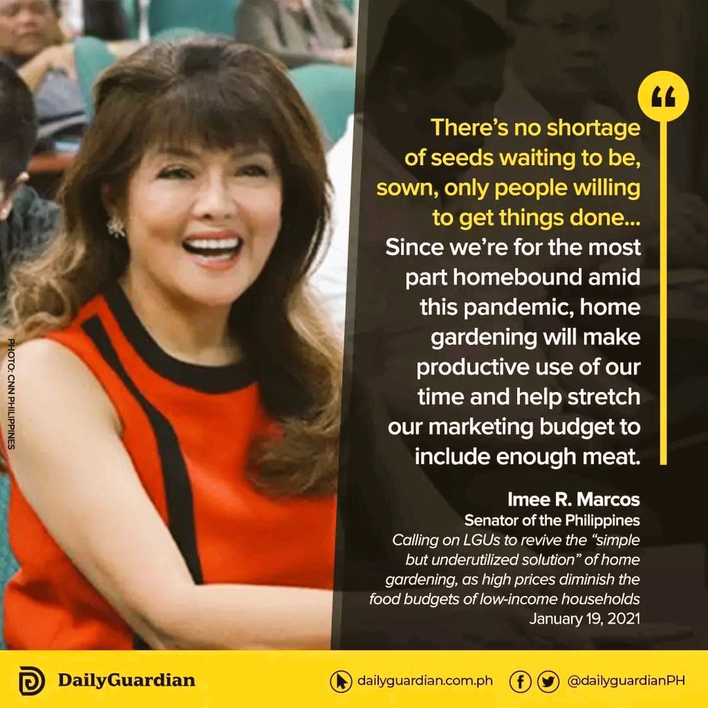 Imee solutions in this drought seasons is in our home. 

#Imeesolusyun#ImeeMarcos#Imee#fyp#fypage