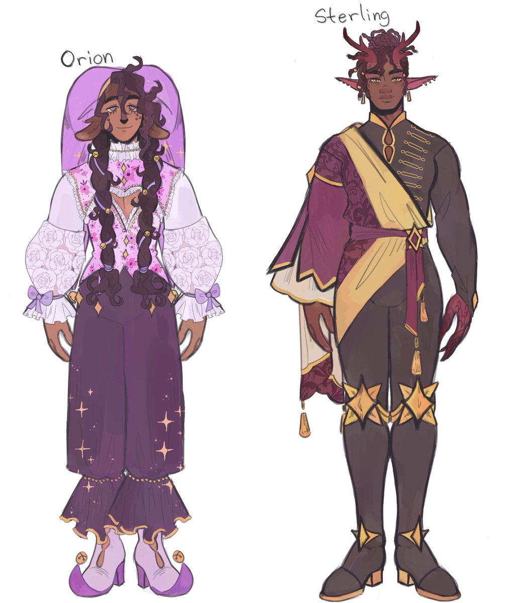 New ocs :3 a prince and his jester