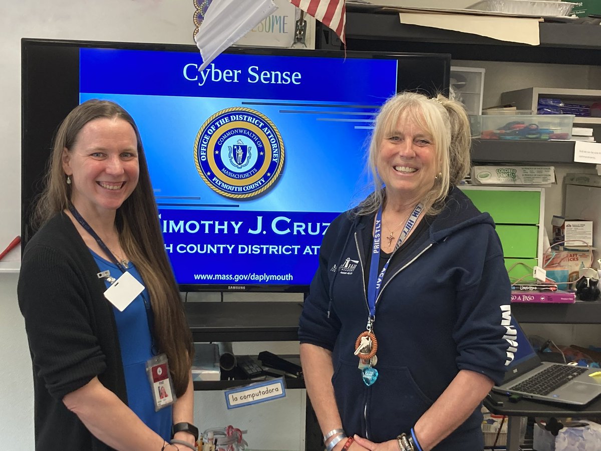 Unplugged week at Mullein Hill Christian Academy in Lakeville. What better time to present our CyberSense program to 5th-8th grade students! Thank you to Principal Barbara Priestly for inviting us to take part.