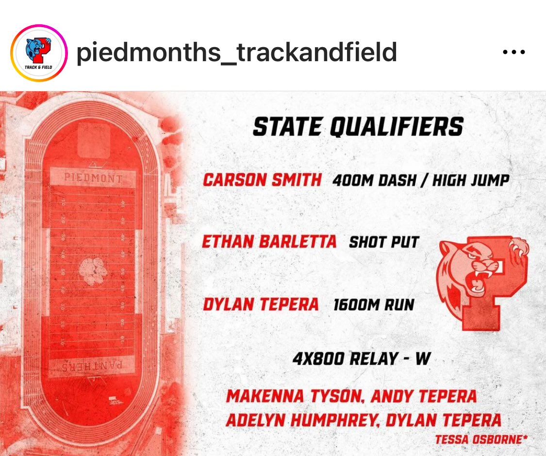 Good luck today in the 3A state championships!