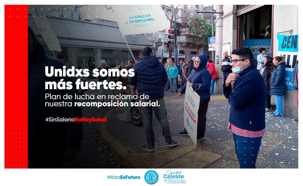AtsaBsAs's tweet photo. Iniciamos nuestro Plan Nacional de Lucha con Asambleas en todos los establecimientos del Sector Asistencial.
En todo el país, los trabajadorxs de Sanidad nos unimos en reclamo de nuestra recomposición salarial. No vamos a parar hasta que nuestro reclamo sea atendido.

#Asambleas #ParitariasSanidad #SinSalarioNoHaySalud