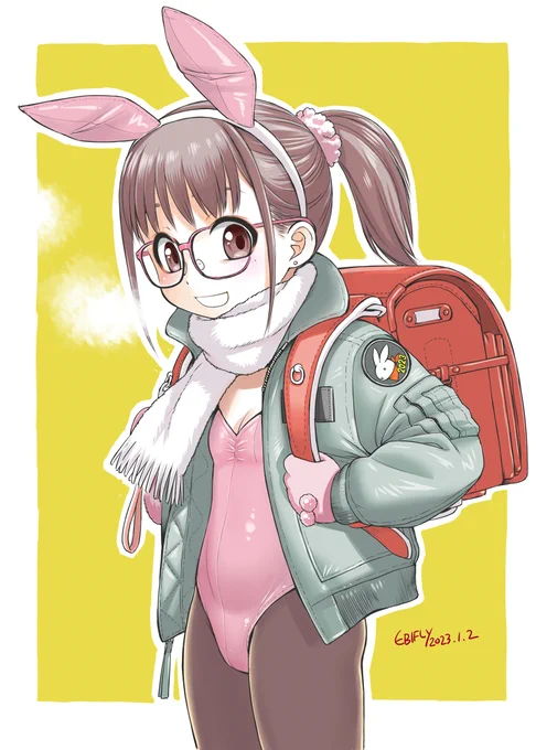 #無言で眼鏡娘をあげる見た人もやる 