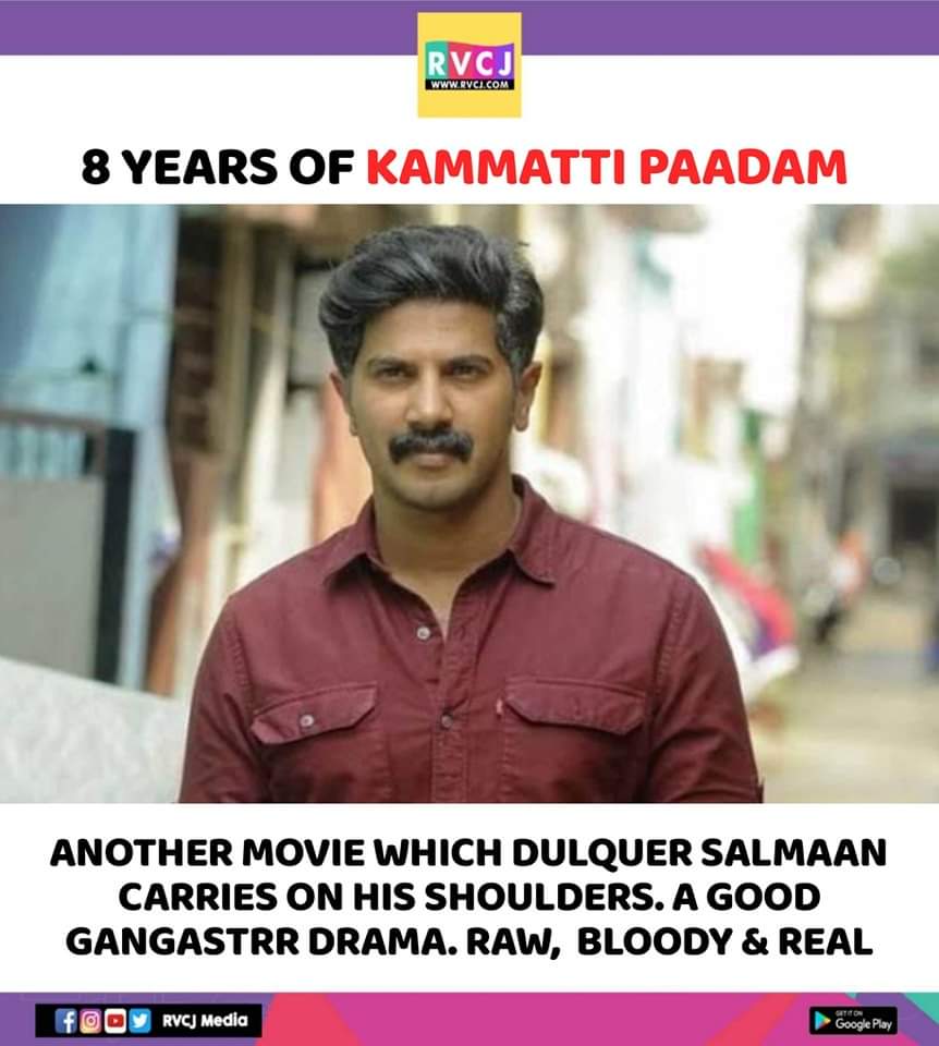 8 years of Kammatti Paadam @dulQuer #kammattipadam #dulquersalmaan