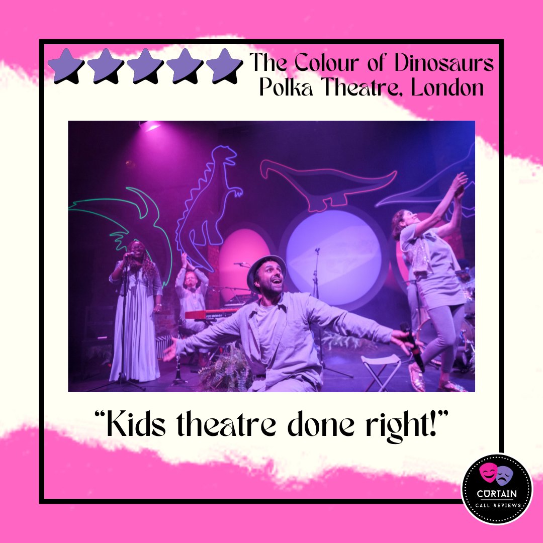 🎭REVIEW🎭 - 'Kids theatre done right!' Read Valentine's review of 'The Colour of Dinosaurs' at the @polkatheatre here: bit.ly/3WNVp7Z