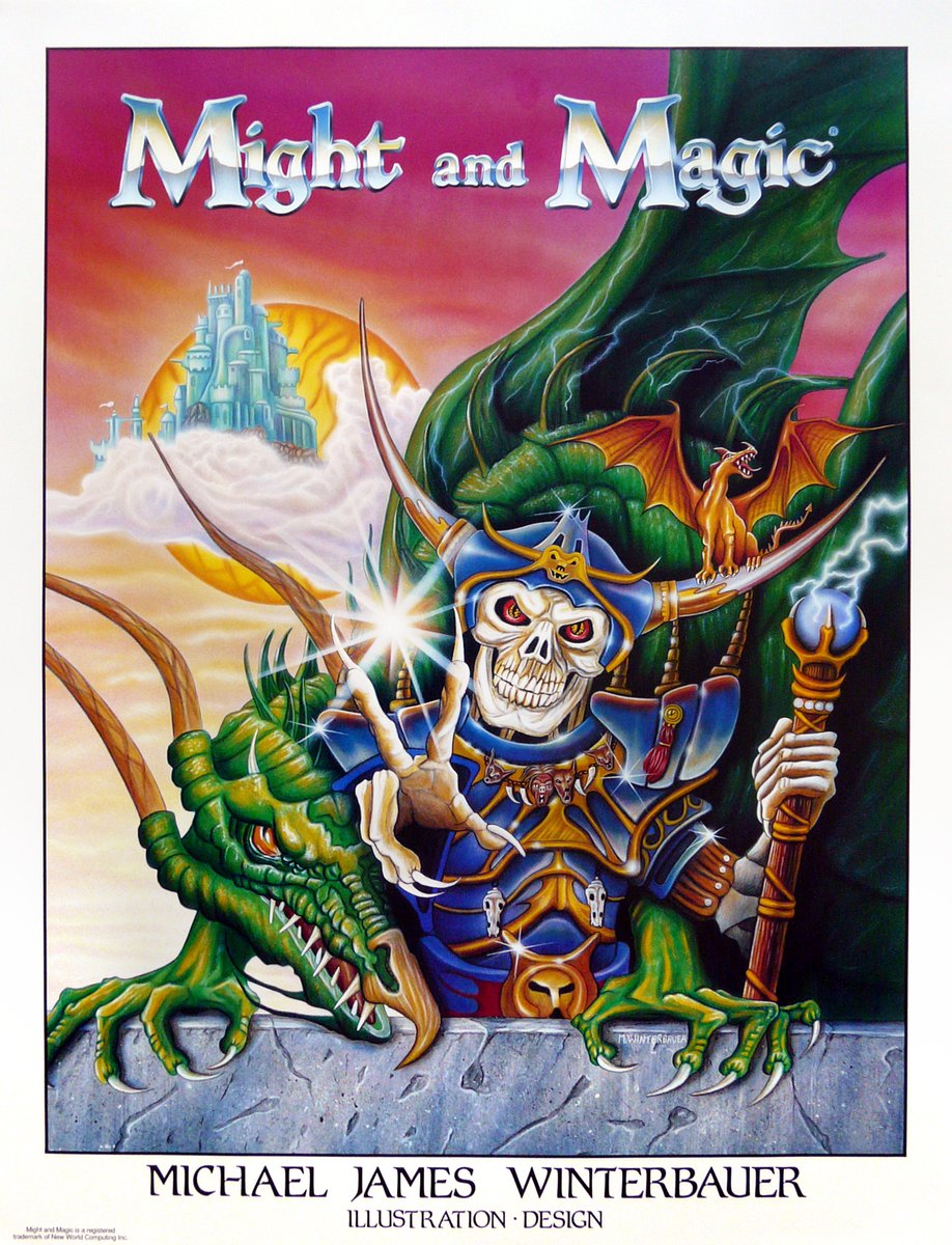 My cool Might and Magic poster 1992
#illustration #popculture #movieart #mightandmagic