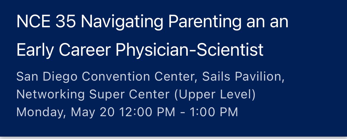 Snigdha Jain MD, MHS, ATSF (@snigdhajain89) on Twitter photo #ATS2024 attendees, come over to the networking center at lunch hour for a discussion abt the shared challenges/ experiences of navigating parenting as an early career #PCCM doc
<a href="/atscommunity/">American Thoracic Society (ATS)</a> <a href="/ATS_Assemblies/">ATS_Assemblies</a> #MITT <a href="/YalePCCSM/">Yale PCCSM</a> #ATS2024 attendees, come over to the networking center at lunch hour for a discussion abt the shared challenges/ experiences of navigating parenting as an early career #PCCM doc
<a href="/atscommunity/">American Thoracic Society (ATS)</a> <a href="/ATS_Assemblies/">ATS_Assemblies</a> #MITT <a href="/YalePCCSM/">Yale PCCSM</a>
