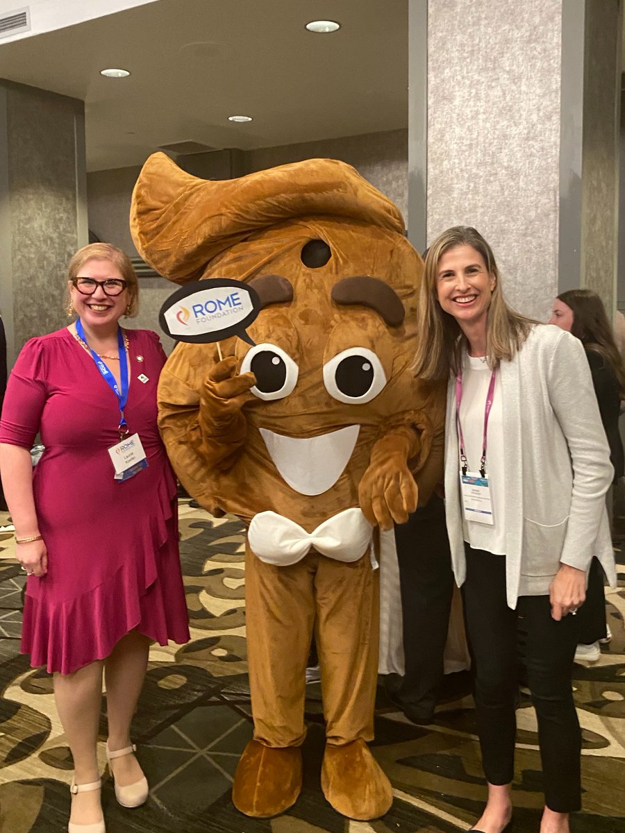 Very grateful to be able to assist @drlauriekeefer and @DrKinsinger again this year with their @DDWMeeting initiatives related to @RomeGastroPsych. Big shoutout to Pepe Le'Poop 💩