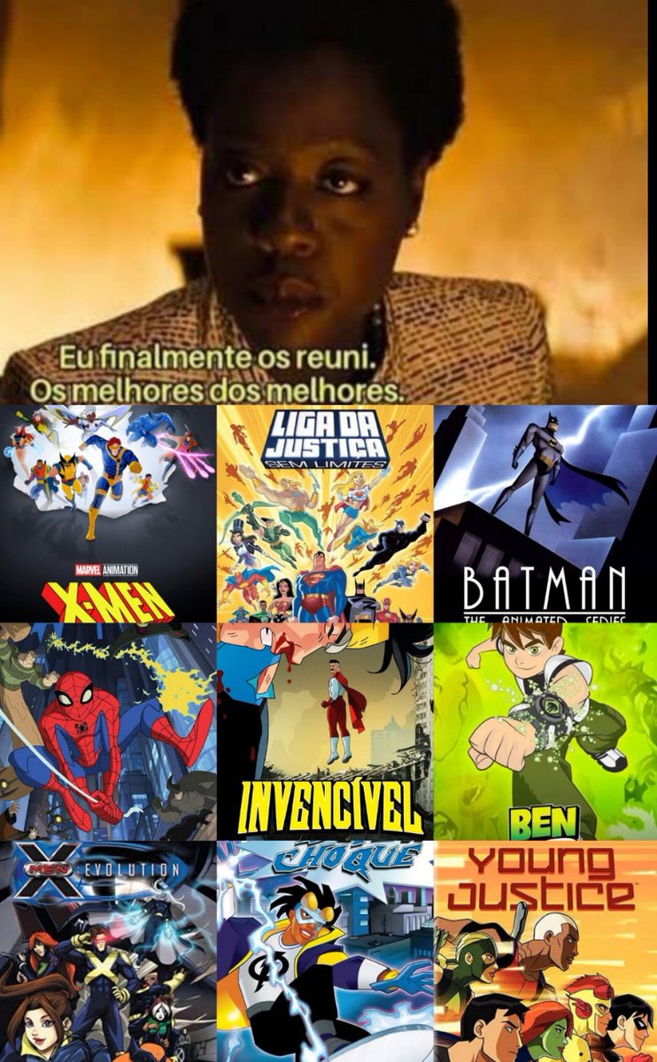 As séries animadas estão reunidas