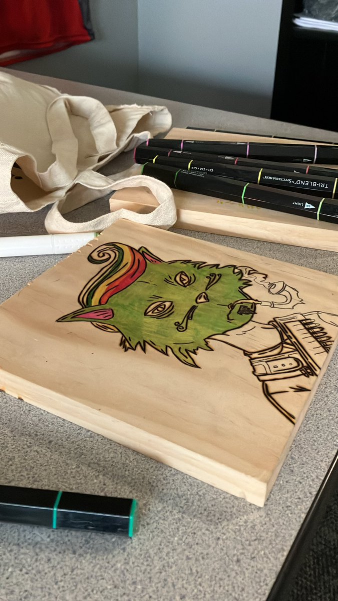 Little teaser into the new #NFT #WoodBurning I am currently working on. 

Stay tuned as it comes to life 🔥👀