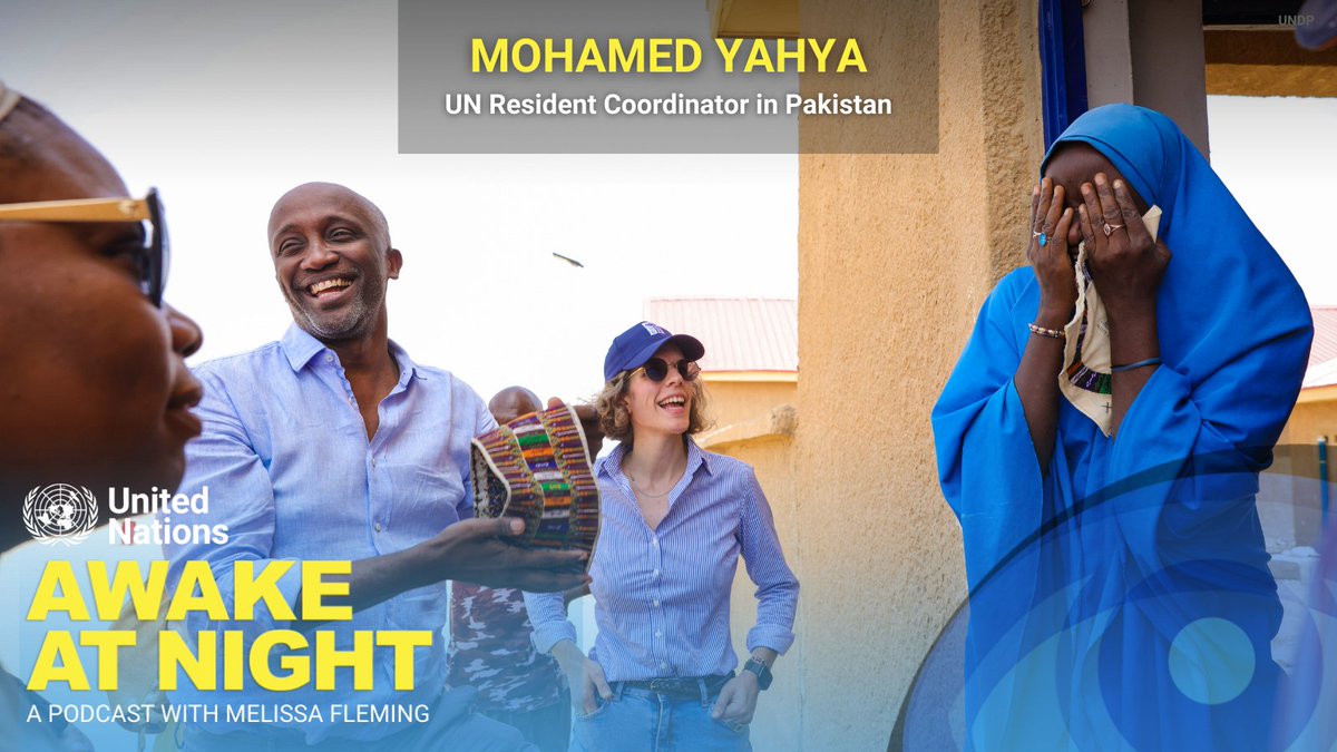 A former child refugee, my colleague @Momalindi knows the life-long pain of yearning for a lost home. That’s why some of his most emotional experiences with the @UN have involved helping displaced people. His compelling life story on Awake At Night. bit.ly/3K67E8s