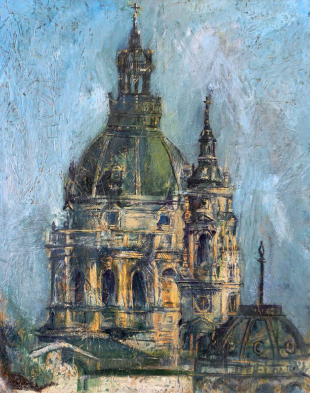 Stephen's Basilica (hot wax on OSB) Painting by @dorastorkart 
saatchiart.com/art/Painting-S…

#architecture #Basilica #Budapest #Hungary #encaustic #waxpainting #painting #colorful #homedecor #gifts #unique #AYearForArt #BuyIntoArt #MakingArtWork