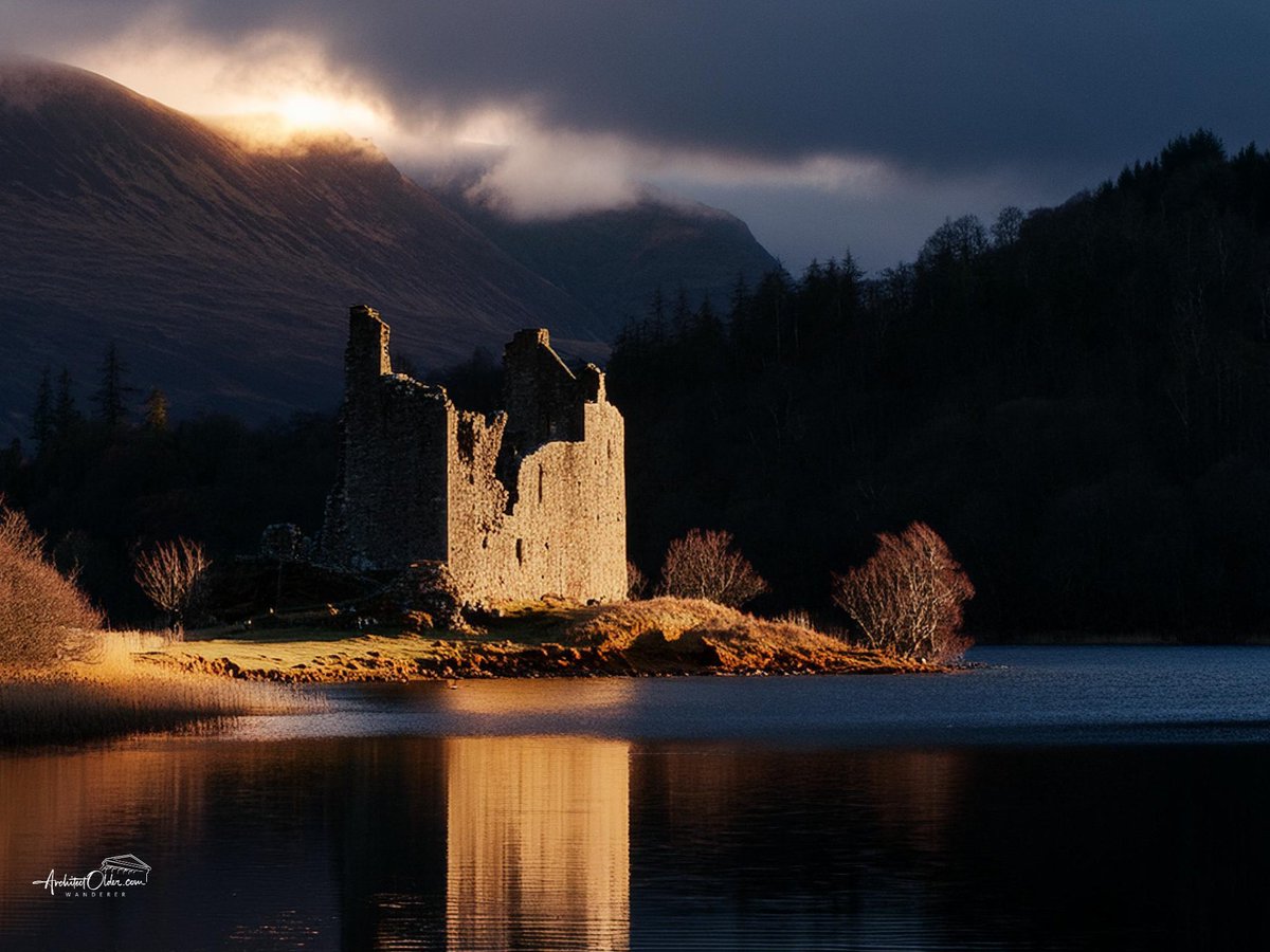 Architectolder's tweet photo. Across the Loch https://t.co/E3D0sj8Zlx