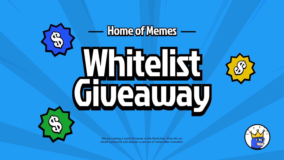 HomeonBase's tweet photo. 🚨 Whitelist Giveaway Alert! 🚨

Get ready for $HOME, promising massive returns for investors!🌟

To enter: 
1️⃣ Follow @HomeonBase 
2️⃣ Like this post ❤️ 
3️⃣ Retweet 🔁 
4️⃣ Comment your wallet address 📬

#Crypto #Presale #Giveaway #Whitelist https://t.co/0t487AKWcG