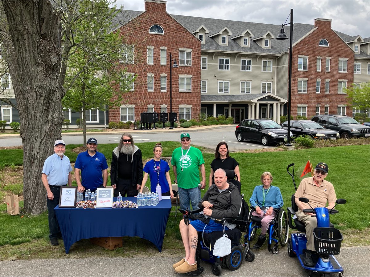 PeabodyProp's tweet photo. Cheers to our Peabody team & heroes from Bedford Green & Howard Apts for marching in the 14th VA2K Walk & Roll! Empowering veterans, promoting active living, and pooling donations for those who fought for us - let's keep this tradition alive! #VA2K #ActiveLiving #VeteransFirst π https://t.co/fySmqyR5wS