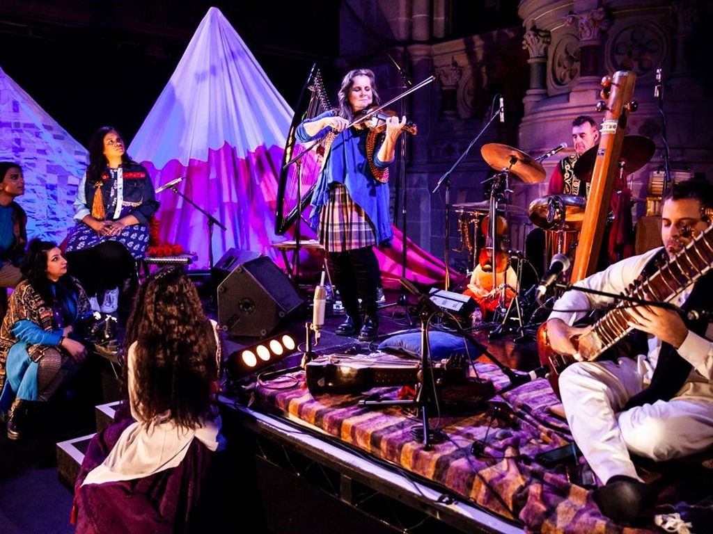 Corr_Blimey_'s tweet photo. The breathtaking blend of gig #theatre, storytelling and striking visuals of @wmm_show will be at @Cottiers_Venue from May 21st - 22nd

Featuring an international cast of storytellers and musicians on an unforgettable voyage from the Highlands to the Himalayas. ⛰️ https://t.co/lx77QVTsm7