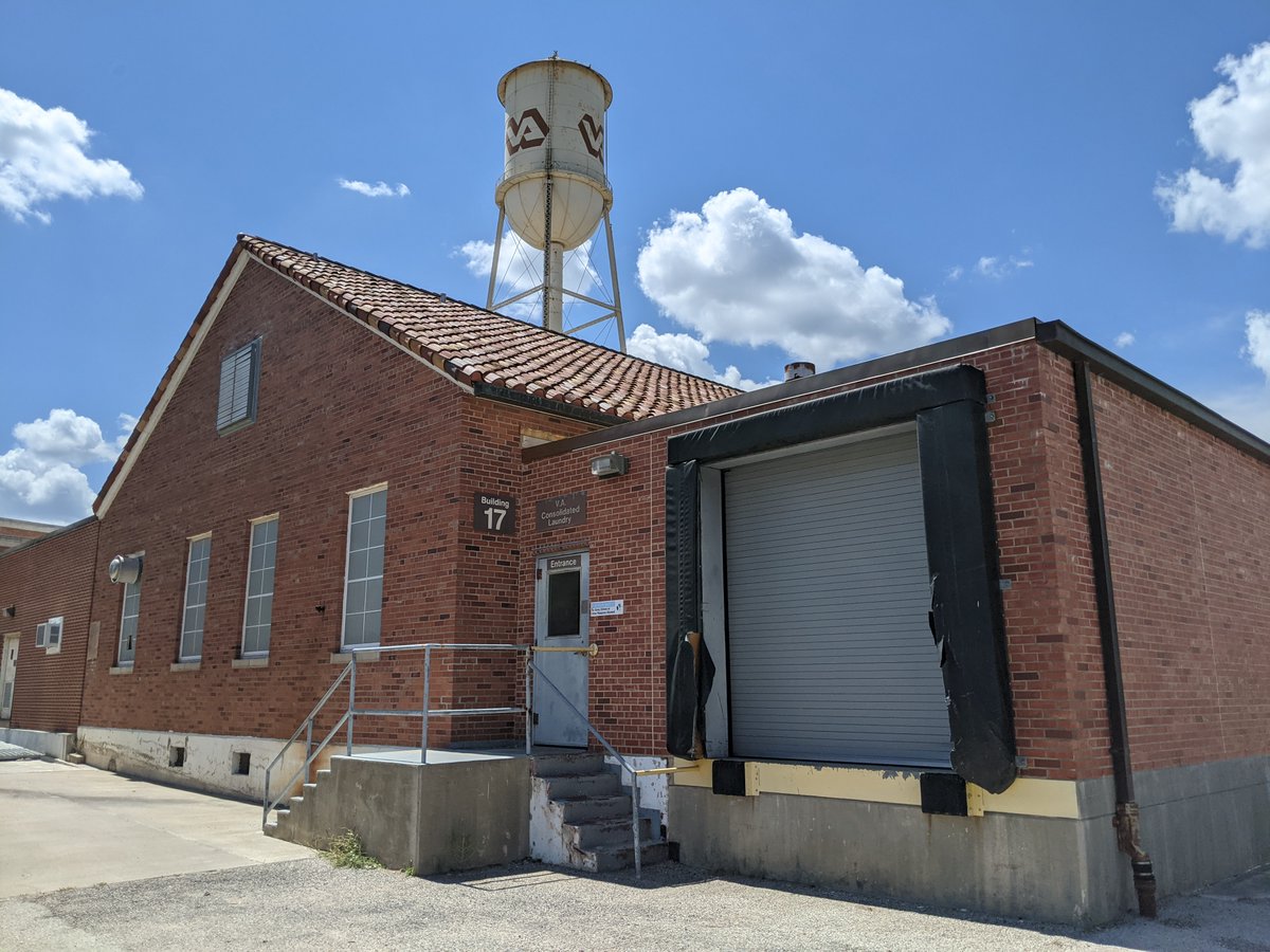 Building 17 at the Doris Miller VAMC in Waco, TX, is a historic utilitarian building (circa 1931/1932) that once functioned as a laundry. Photo taken on August 16, 2021, by Angela McArdle and provided by @DeptVetAffairs achp.gov/VA/VAProgramCo…