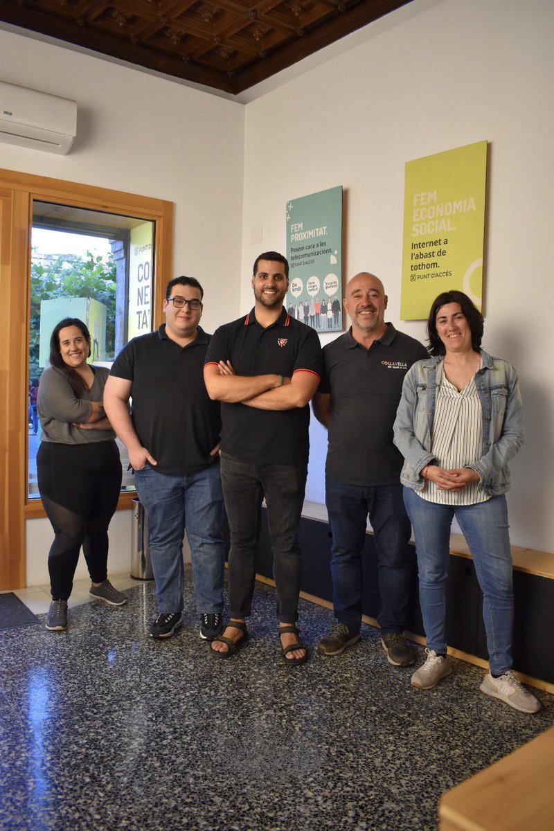 Colla Joves Xiquets de Valls (@jovesvalls) on Twitter photo Divendres vam signar un acord amb <a href="/puntdacces/">Punt d'Accés</a>, una cooperativa del Camp de Tarragona, que serà la nostra proveïdora de telefonia mòbil i d’internet!
Ens fa molta il·lusió col·laborar amb projectes propers que arrenquen i vertebren el territori! Divendres vam signar un acord amb <a href="/puntdacces/">Punt d'Accés</a>, una cooperativa del Camp de Tarragona, que serà la nostra proveïdora de telefonia mòbil i d’internet!
Ens fa molta il·lusió col·laborar amb projectes propers que arrenquen i vertebren el territori!