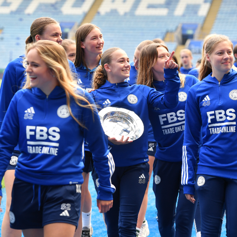 LCFC_Women's tweet photo. Join a long list of rising stars with Junior Academy trial dates now confirmed! ✨

📆 Saturday 1 June - Saturday 8 June
👤 School years three to 10

Follow the link below to register your interest 👇