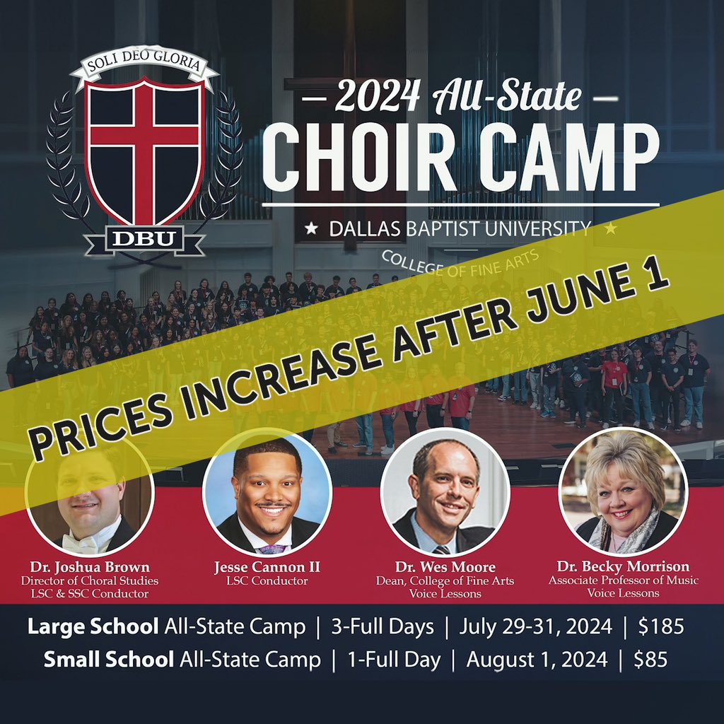 DBU Music Department tweet media