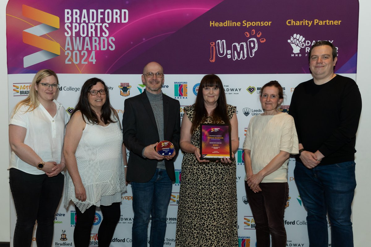 Congratulations to the winners in the Outstanding Contribution category.  

Volunteer award - Parkrun Volunteers, Bradford District
Special Recognition - Ian Rose
Coach - Nalette Tucker
Sporting Highlight - Maddison Heptonstall

#BSA24 #ActiveBradford