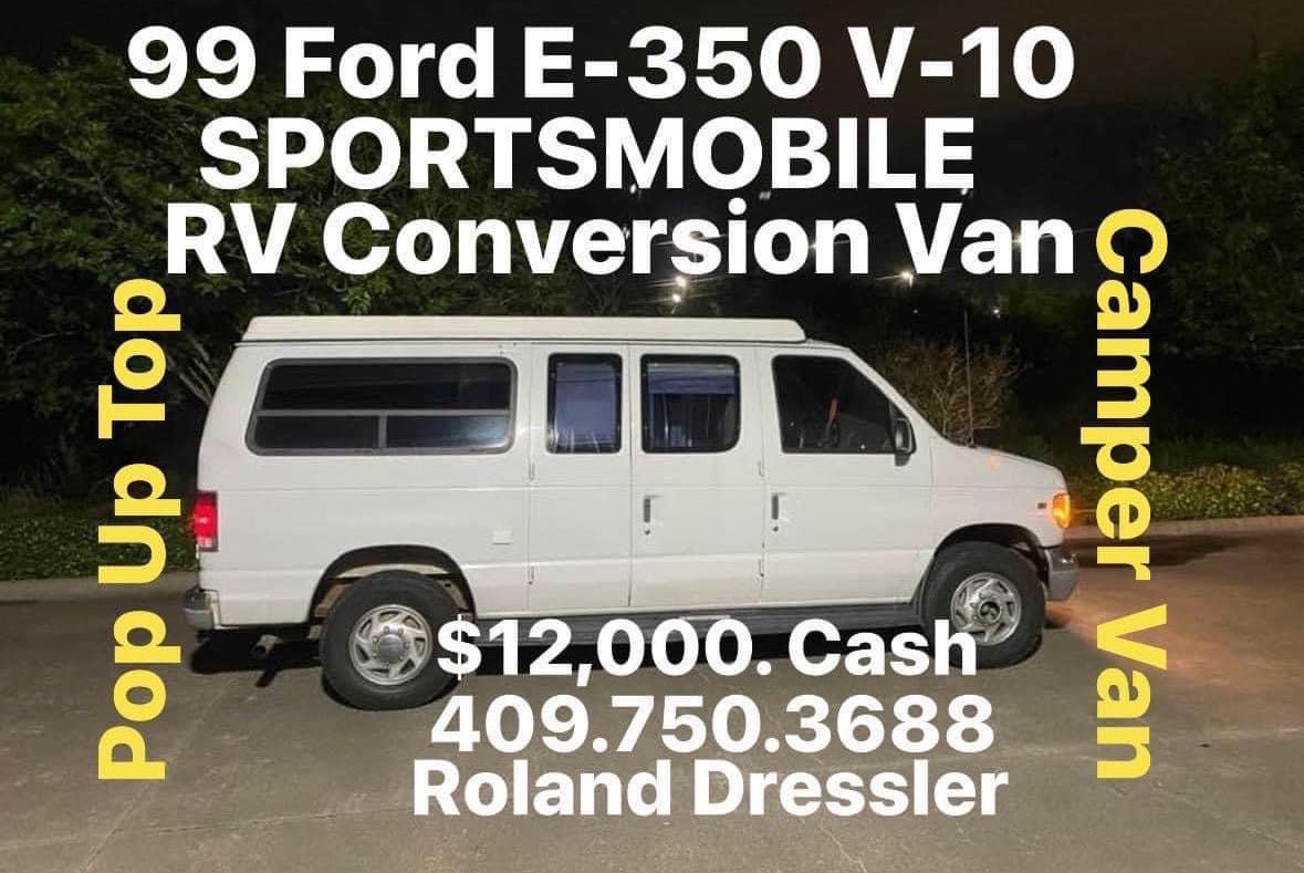 #Sportsmobile #FordSportsmobile #FordE_350ConversionVan #FordCamperVan #RolandDressler #ShopTexasCity #ExploreTexasCity #FordE_350CamperVan #FordClassBRV #1999SPORTSMOBILE
#VanLife #CamperVan