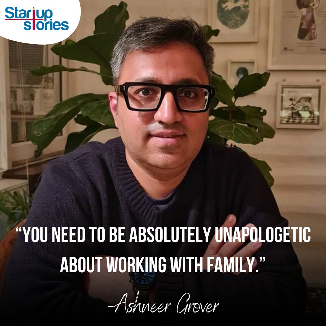 Embrace the power of family in business! Ashneer Grover reminds us to be unapologetic about working with family. Together, we can achieve great things!  

#StartupStories #SS #FamilyBusiness #Entrepreneurship #StartupStories #Inspiration #AshneerGrover