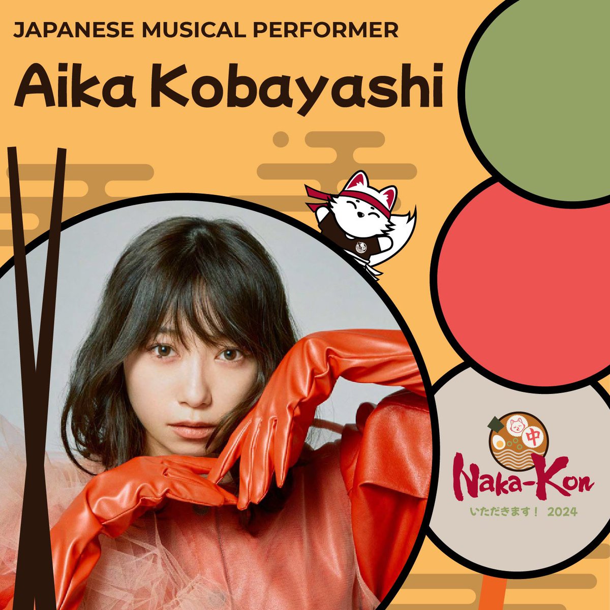 USIdolFes's tweet photo. Midwestern idol fans! ✨

This weekend, join our friends at @NakaKon in welcoming @Aikyan_ to Overland Park! Best of all, you have a rare chance to meet her with a special photoshoot raffle~ 😈

Aika Kobayashi will be performing Friday 7:30p and Saturday 7:00p! https://t.co/dM1fdIpPsB