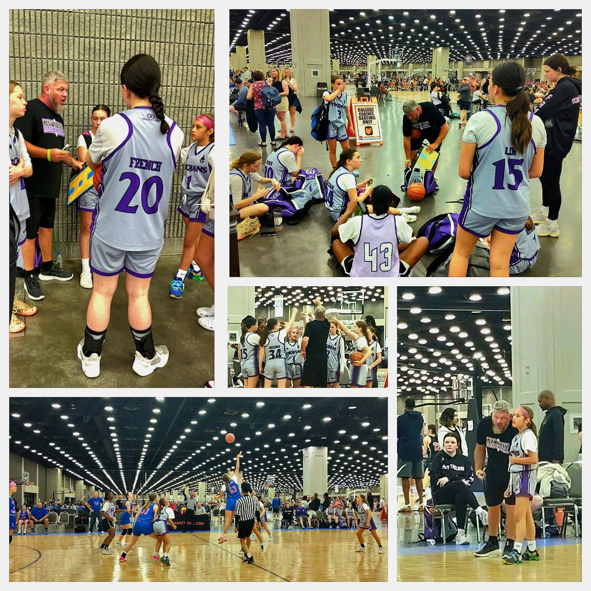 🏀 Day 2 & 3 @SelectEventsBB 
Classic Louisville Ky,,, Lots of Growth this wkend !! @LouLadyTrojans @alyxwhite_ @riseupsports1 #alwaysworking 
@courierjournal #futureisbright
@kyaaubasketball
