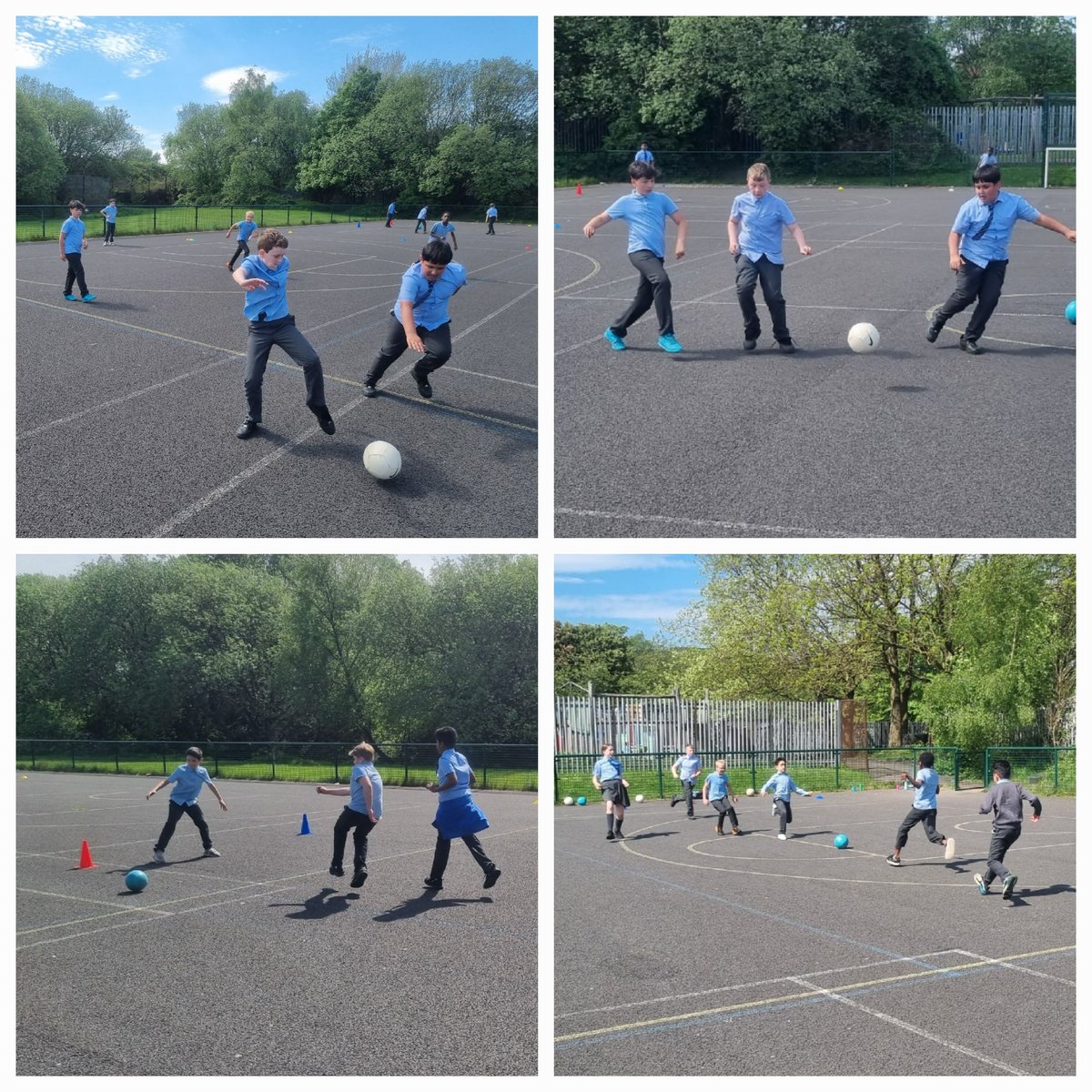 Action shots from our second football masterclass #article29 #article12