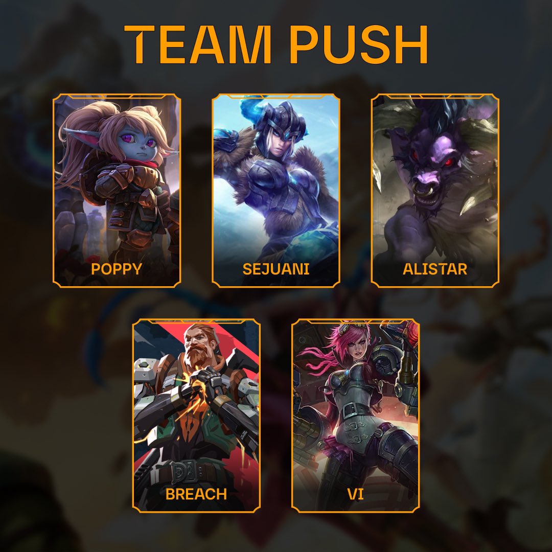 It’s a battle of hooks n’ knockbacks between Teams Push and Pull. Who do you got? @LeagueOfLegends @VALORANT