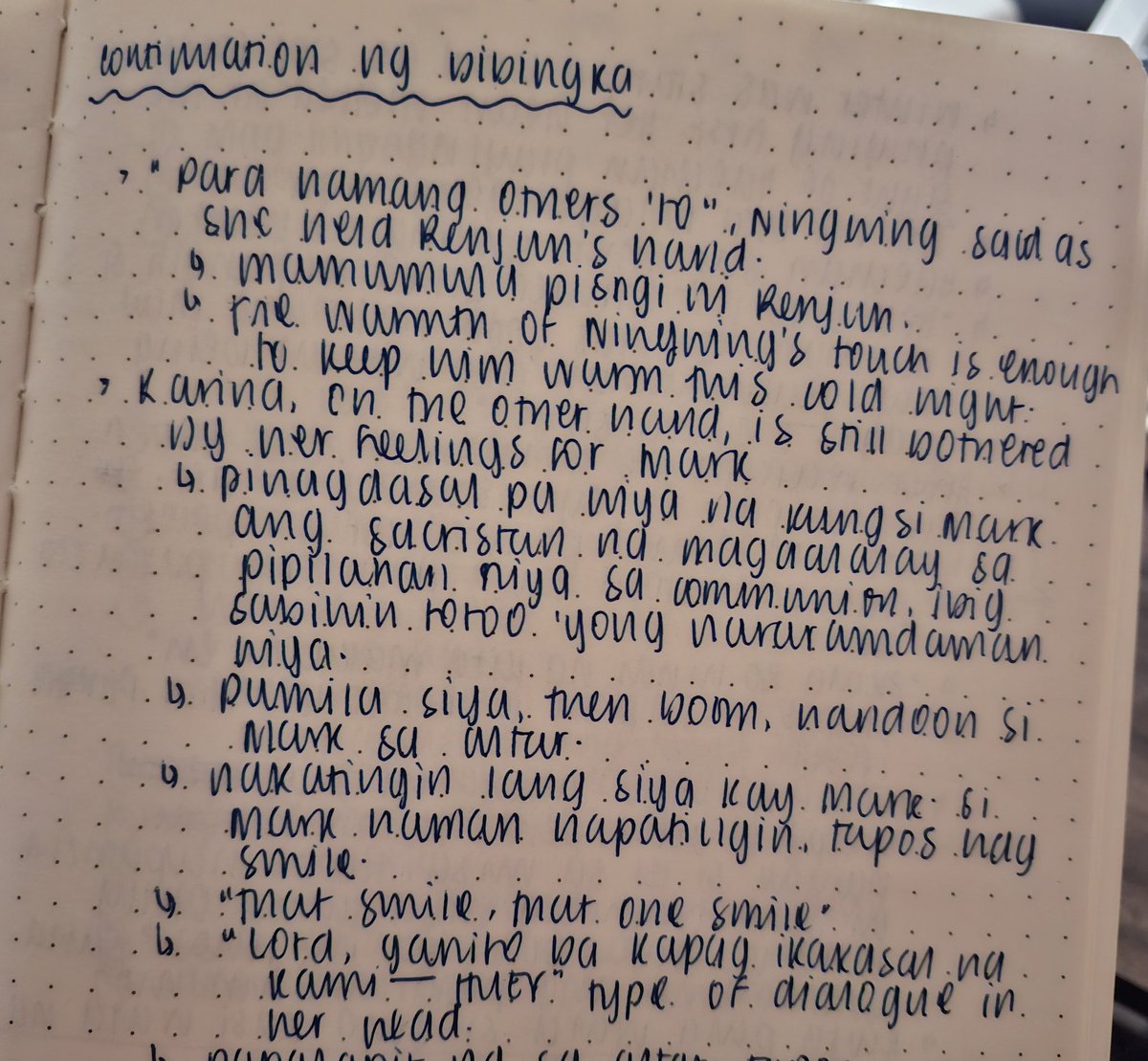 was browsing through my journal tapos 🥺 my bibingka babies imy i will get back to you i promise