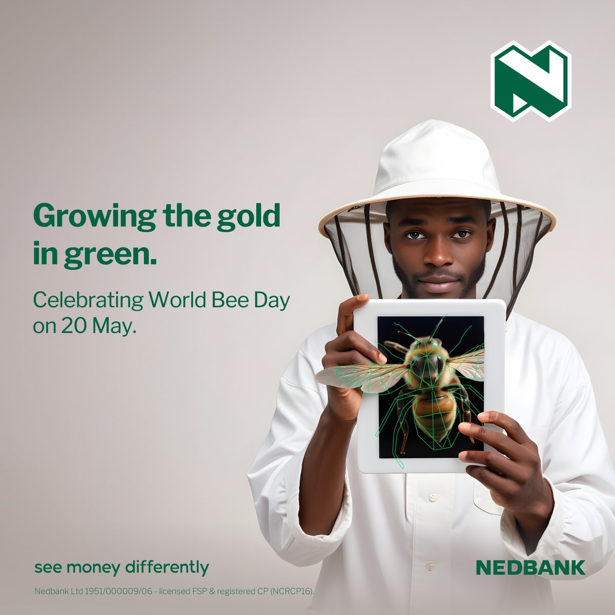 At Nedbank, we are celebrating #WorldBeeDay to raise awareness of the importance of pollinators, the threats they face and their contribution to sustainable development. 🐝 Read more here about our work with Vus’muzi Project: ow.ly/ysHM50RNFnA #GreenIsTheNewGold