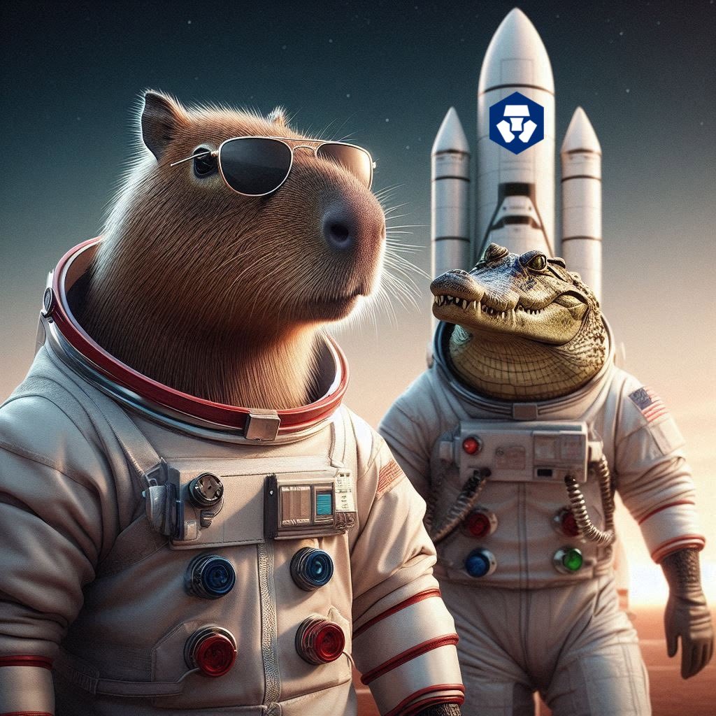 capy on croco tweet media