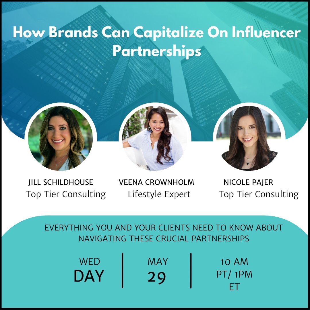 #Brands, #Publicists who send product to influencers in the hopes of getting some fancy placement (whether free or paid). You won't want to miss this amazing workshop I'm doing with @JillSchildhouse & influencer/branding consultant Veena Crownholm. DM me for details! #prtwitter