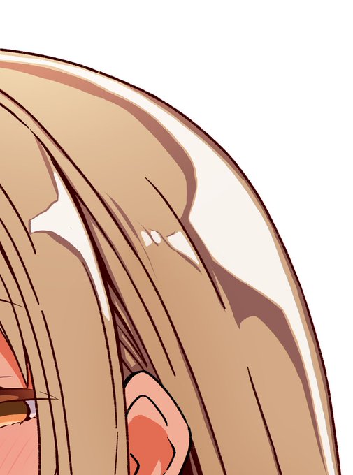 こういうハイライトに縁取りあるのをやってみたかった 