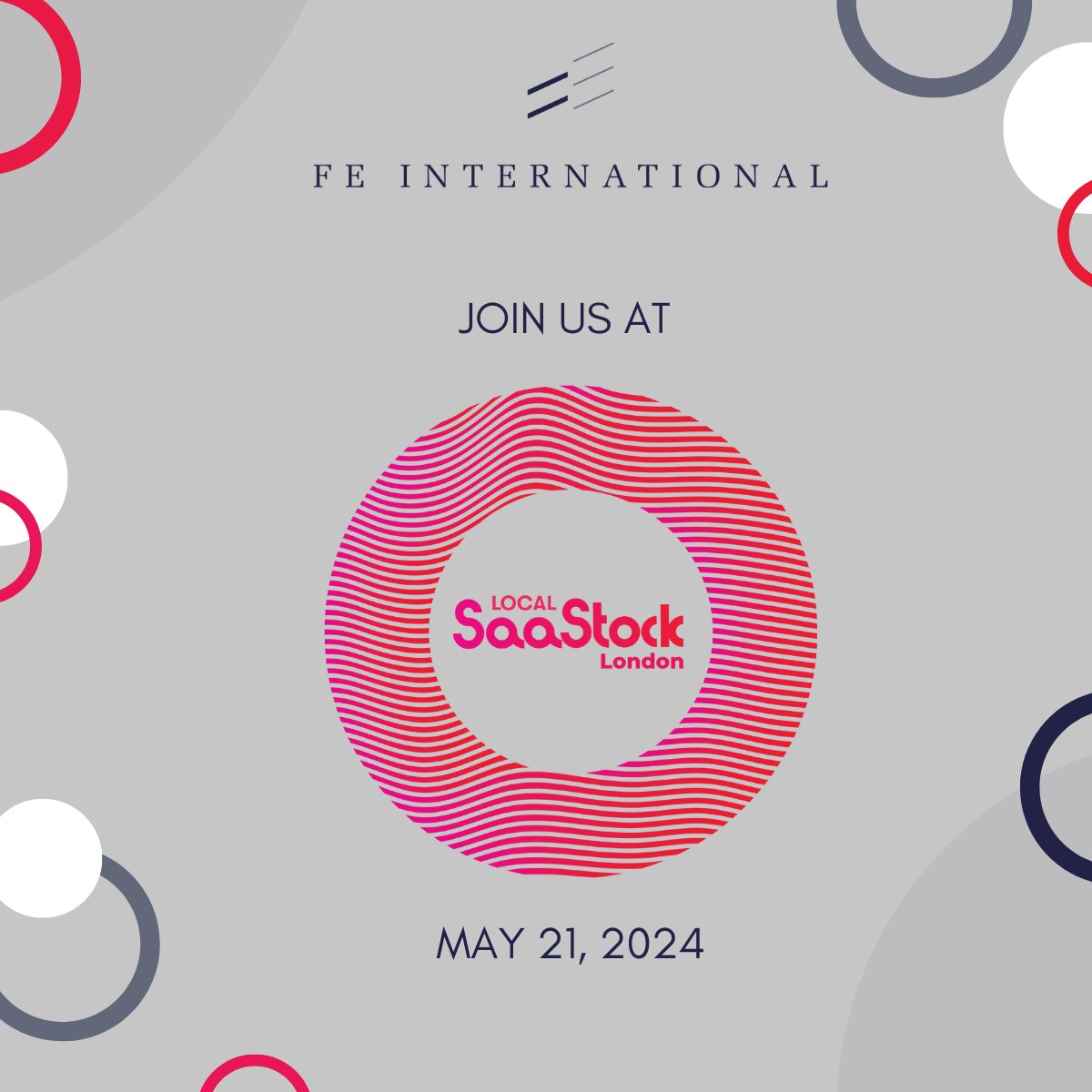 Join us for the SaaStock London May 21st event. Focusing on “How to move the needle in 2024”. If you are planning on attending this event, please link up with Kishan Patel from FE International, who will be attending this event! #SaaStock #SaaStockLondon