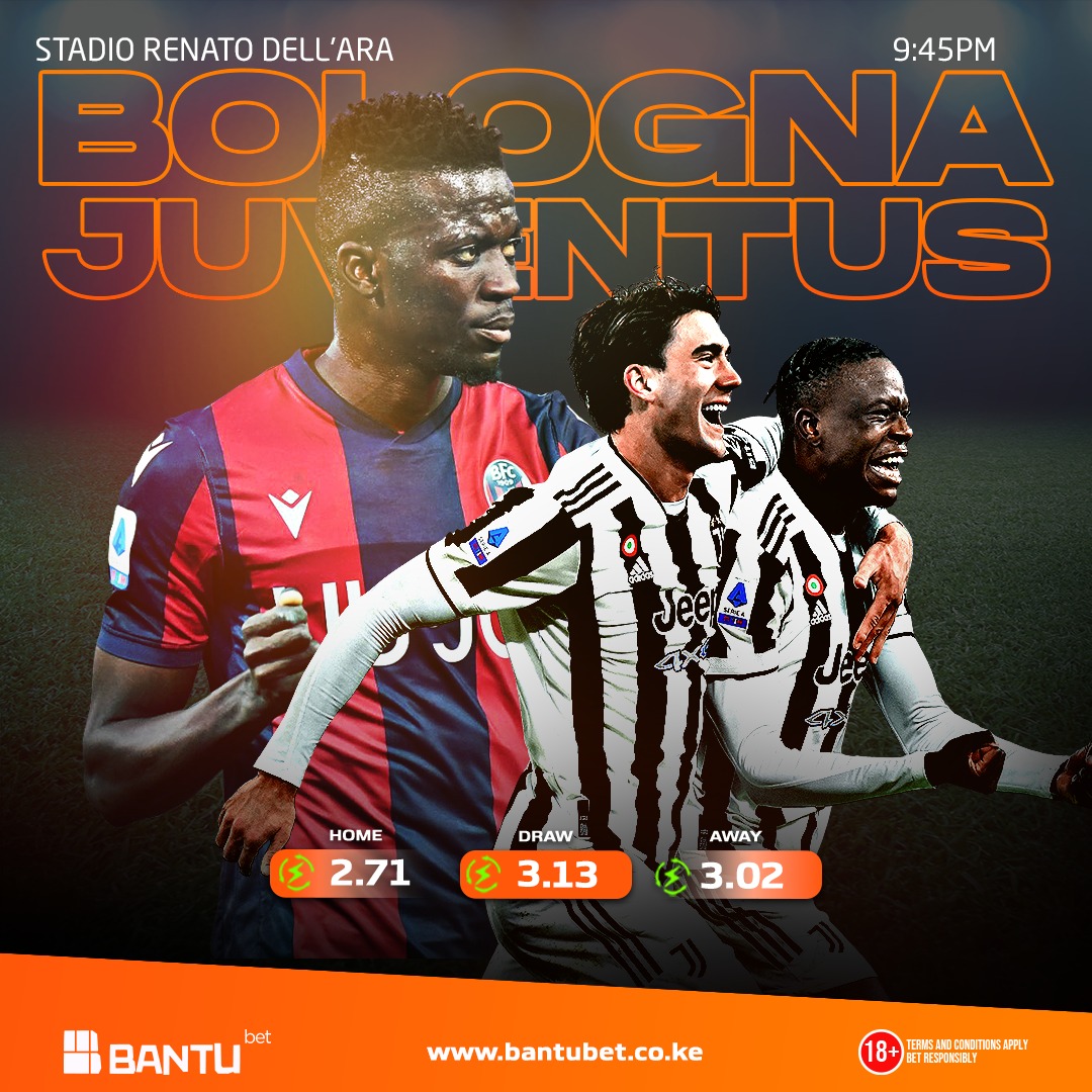EPL coming to an end is not the end of Kamare Twitter. Bologna Vs Juventus ⏰9:45PM #KafangiTips -📈 Ov 2.5 -GG Bet on @bantubetke :sshortly.net/ua7g2z