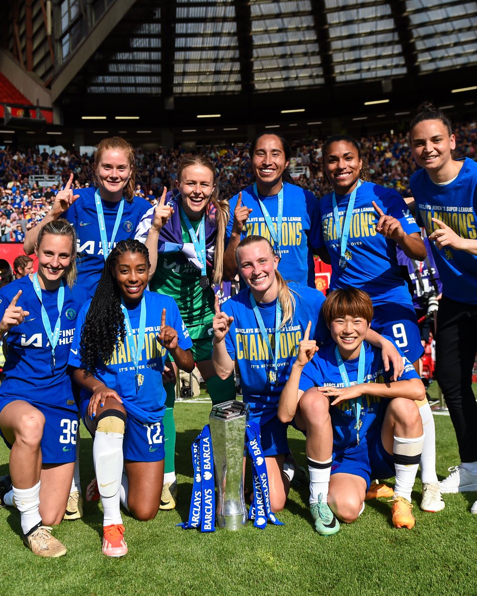 Their first @BarclaysWSL title. ☝️