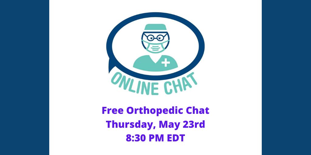 Do you have a question for our #OrthopedicSurgeons about #OrthopedicConditions? Join us on Thursday, May 23rd at 8:30 PM EDT for a free group online chat session. See tinyurl.com/ICLLChat for signup details. #orthopedics #LimbLengthening #DrShawnStandard #ICLL #ICLLChat