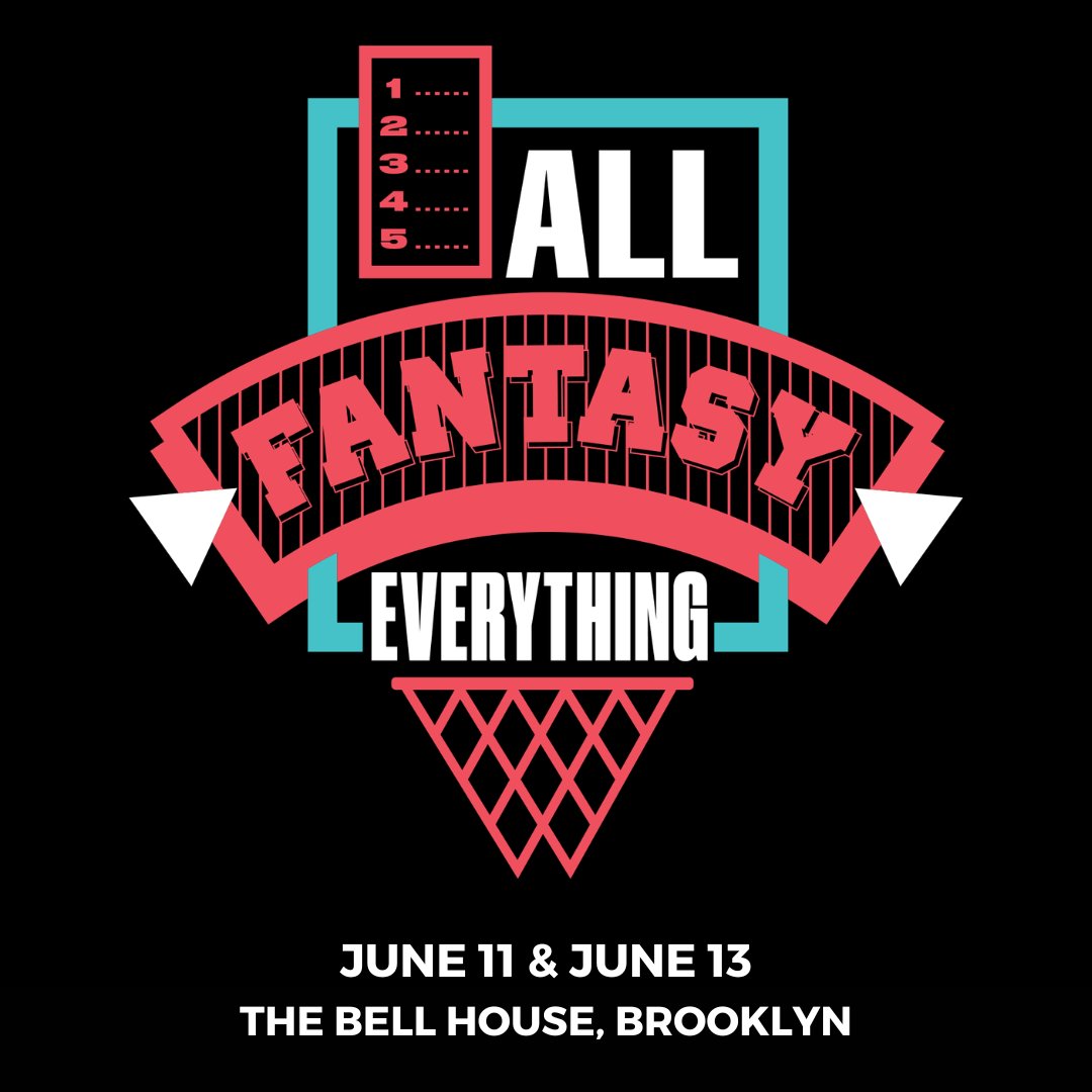 TUE 6/11 + THU 6/13: @AllFantasyPod Hosted by @IanKarmel & featuring @SeanSJordan & David Gborie, don't miss they come together to fantasy draft the entire world - from pop culture to nostalgia to the Taco Bell drive-thru menu, LIVE at The Bell House! 🎟️: tinyurl.com/2s25eef4