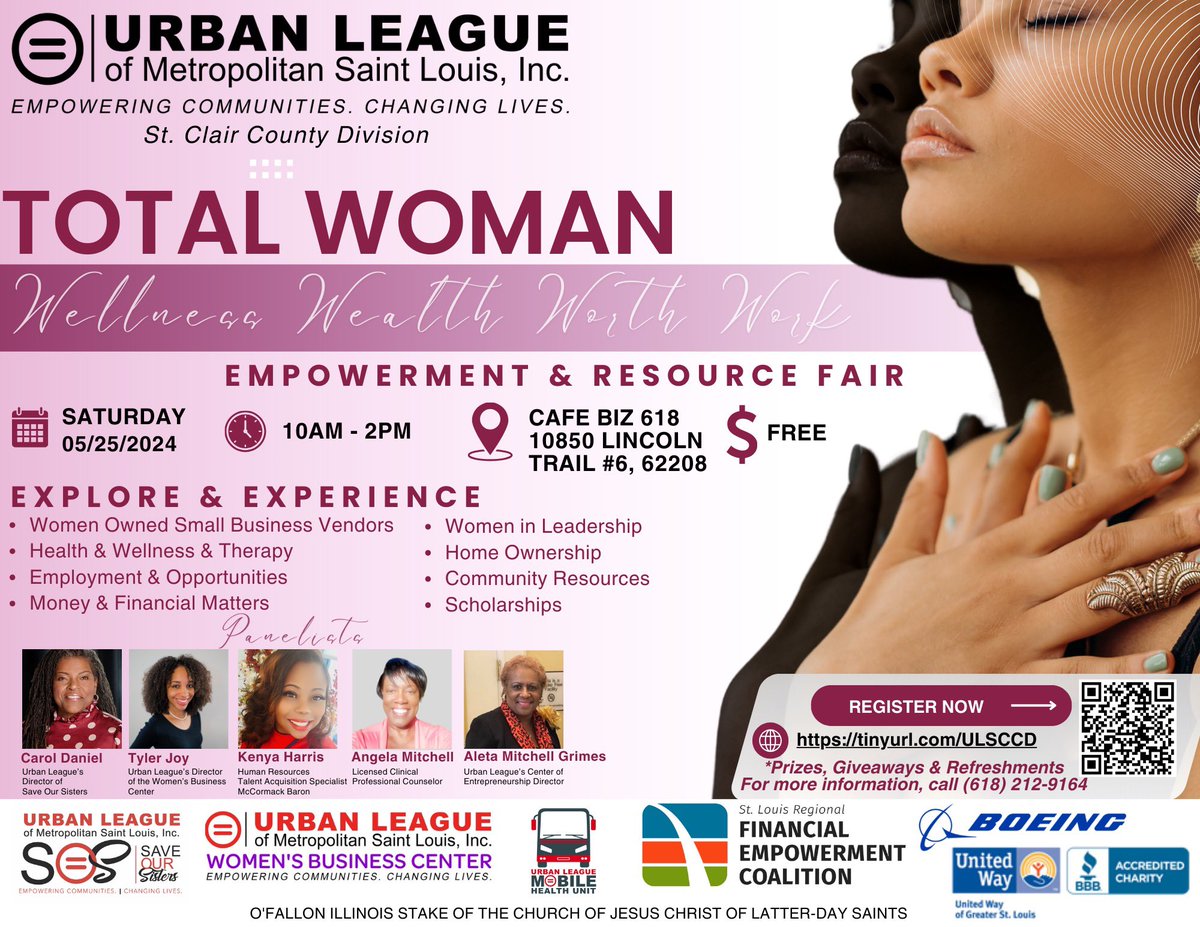 ulstl (@ulstl) on Twitter photo Calling all women in the St. Louis region and East St. Louis area! Join us for the Empowerment and Resource Fair, hosted by the Urban League, on Saturday, May 25, from 10 AM to 2 PM. Empower yourself with valuable resources and opportunities!
forms.office.com/pages/response… Calling all women in the St. Louis region and East St. Louis area! Join us for the Empowerment and Resource Fair, hosted by the Urban League, on Saturday, May 25, from 10 AM to 2 PM. Empower yourself with valuable resources and opportunities!
forms.office.com/pages/response…