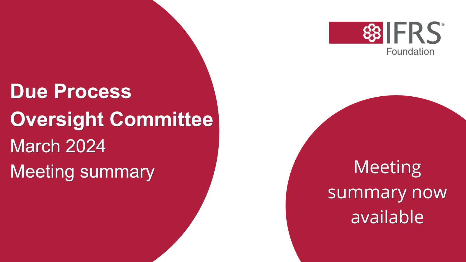 IFRS Foundation on X: &ldquo;The meeting summary for the 21 March 2024 