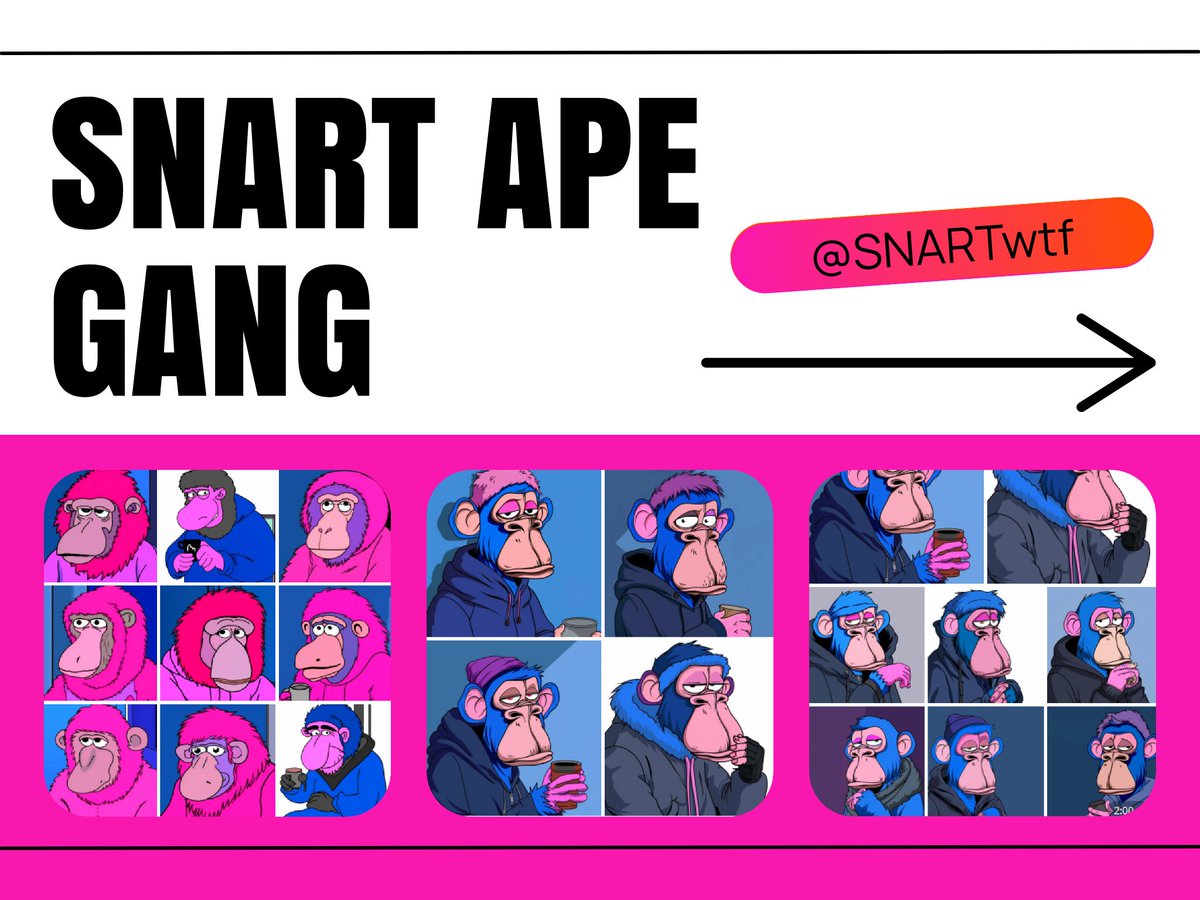 SNARTwtf's tweet photo. @EricCryptoman Still into #Base? :)

Check $SNART
100/100 tokensniffer
1% rewards to holders (CTO)
Snart Ape Gang NFT collection coming

@SNARTwtf 

Cooked for a degen like ya! https://t.co/86SdZQ2dVc