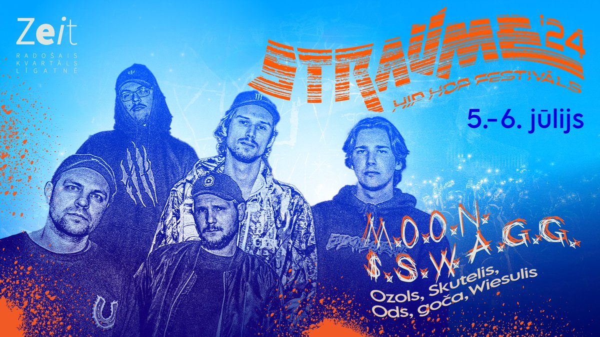 Šogad festivālā "Straume" varēs dzirdēt šādu starta piecinieku – es, Wiesulis, Ods, goča un Ozols. Gatavojam ekskluzīvu koncertprogrammu, ko izpildīsim tikai vienreiz – festivāla noslēgumā, 6. jūlijā, Līgatnē, "Zeit" kvartālā. 

Festivāla biļetes: straumefest.lv.

Pluss: