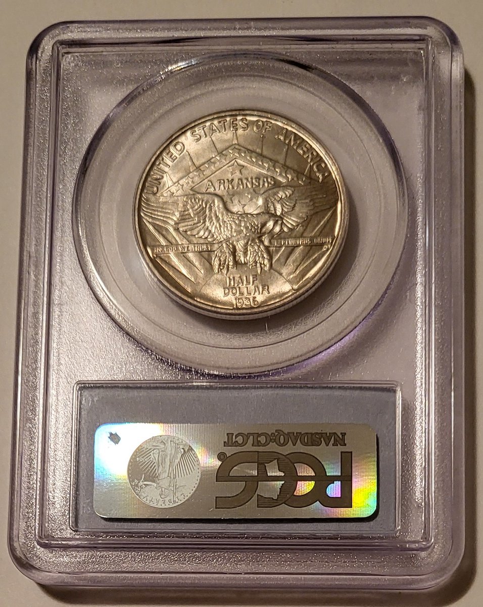 **Coin of the Day**
1936 Robinson Commemorative Silver Half Dollar MS64 PCGS

Always FREE Domestic Shipping! talosnumismatics.com

#coins #coincollecting #PCGS #pcgscoins #pcgscoin #silvercoins #commemorative #gradedcoins #certifiedcoins