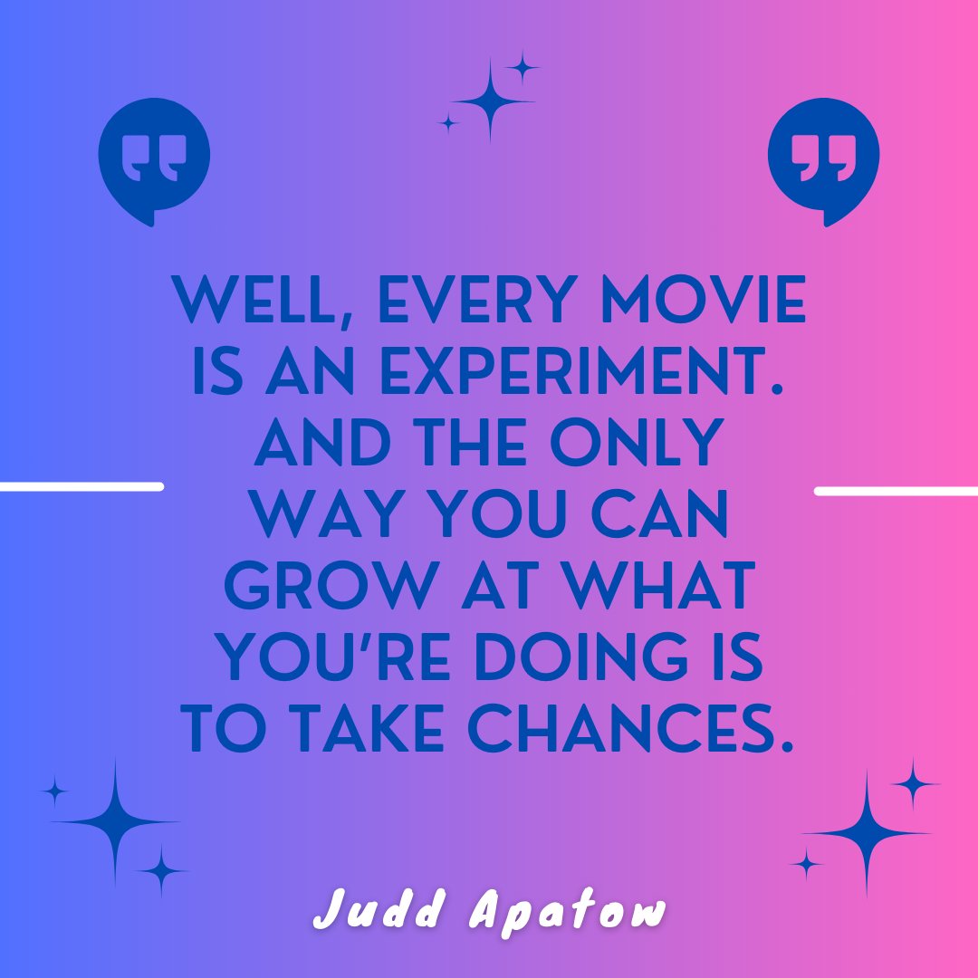 It's your Monday quote!! 😄 #mondayquotes #quotes #juddapatow #films #filmmakers