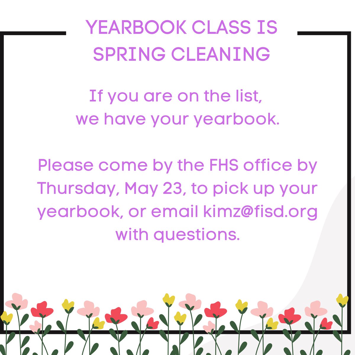 FHS Comet Staff tweet media